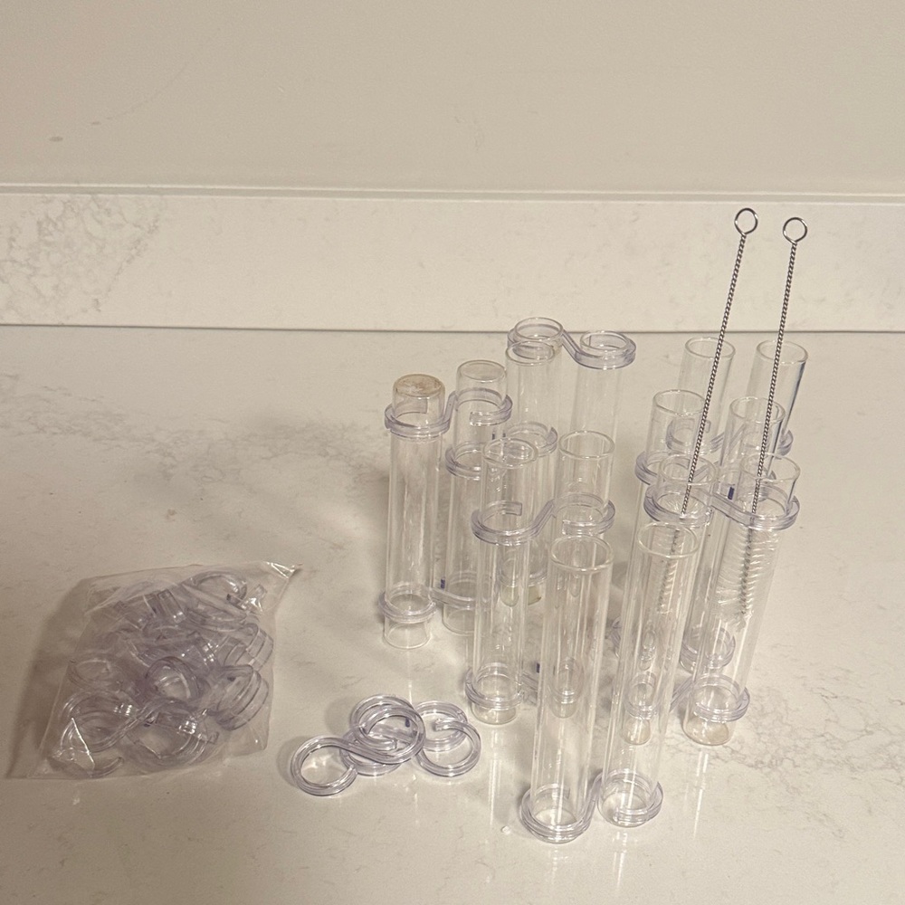 Clear Glass  Test Tube Set for Parties